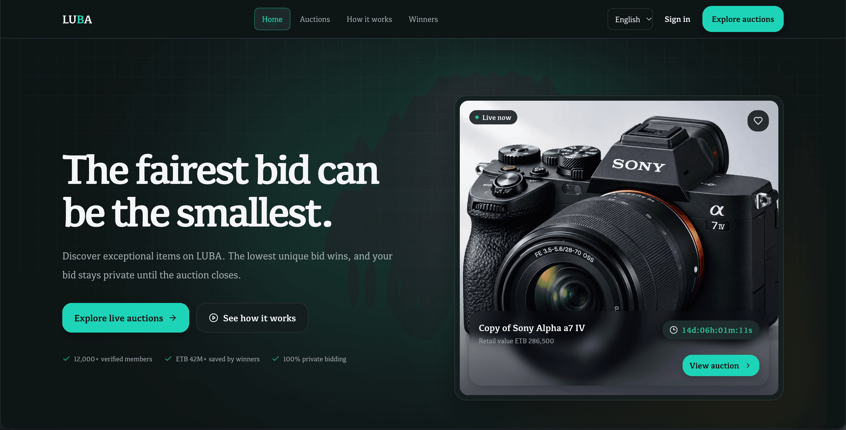 LUBA website screenshot